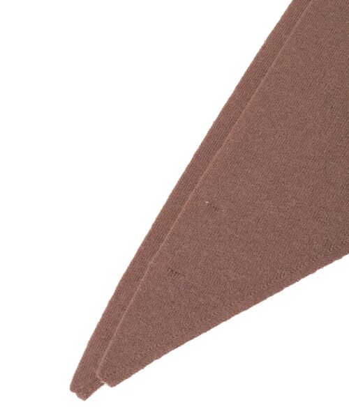 CRAFT STANDARD BOUTIQUE(クラフトスタンダードブティック)の「12GGフルニードルニットスカーフ(バンダナ/スカーフ・レディース・ブラウン/グレー/ライトイエロー・FREE)」の14枚目の写真