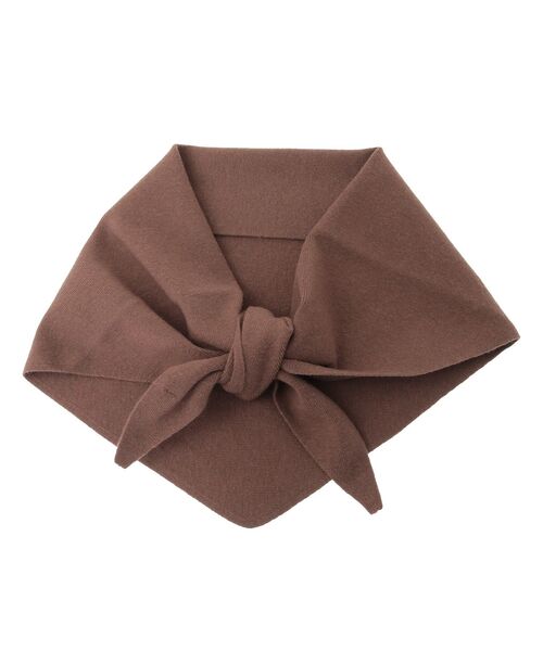 CRAFT STANDARD BOUTIQUE(クラフトスタンダードブティック)の「12GGフルニードルニットスカーフ(バンダナ/スカーフ・レディース・ブラウン/グレー/ライトイエロー・FREE)」の13枚目の写真