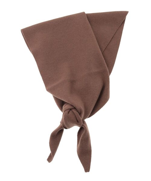 CRAFT STANDARD BOUTIQUE(クラフトスタンダードブティック)の「12GGフルニードルニットスカーフ(バンダナ/スカーフ・レディース・ブラウン/グレー/ライトイエロー・FREE)」の12枚目の写真