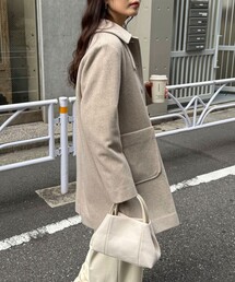 レディースのダッフルコート（ベージュ系）ファッション通販 - ZOZOTOWN