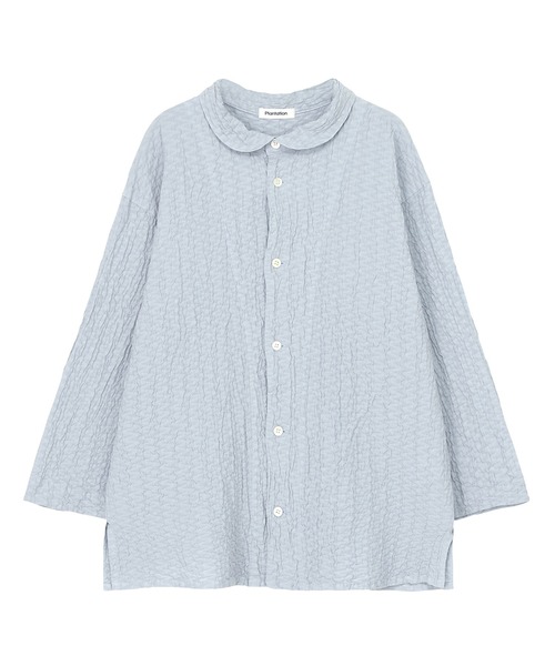 Plantation(プランテーション)の「シュリンクボイル / シャツ / (O)(シャツ/ブラウス・レディース・ホワイト/ライトブルー/ネイビー・M size/L size)」の13枚目の写真