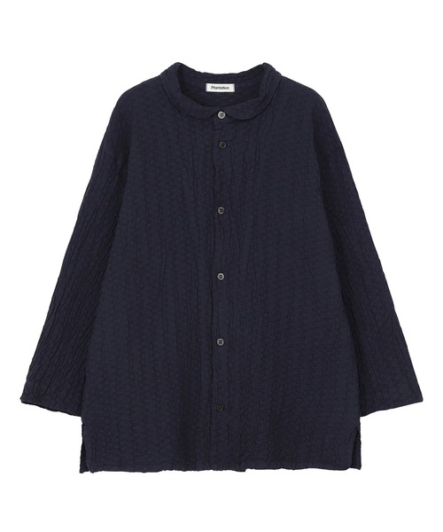 Plantation(プランテーション)の「シュリンクボイル / シャツ / (O)(シャツ/ブラウス・レディース・ホワイト/ライトブルー/ネイビー・M size/L size)」の14枚目の写真