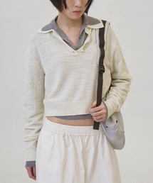 TODAYFUL　Layered Polo Knit レイヤードポロニット/12610508