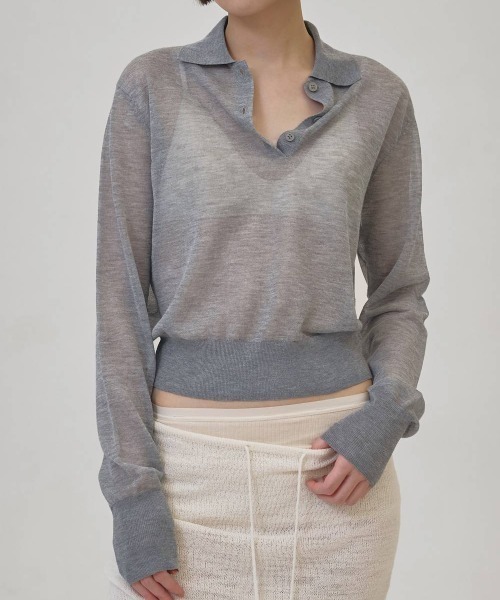 TODAYFUL（トゥデイフル）の「TODAYFUL　Layered Polo Knit レイヤードポロニット/12610508（ニット/セーター・レディース・チョコ/キナリ・ONE SIZE）」の20枚目の写真