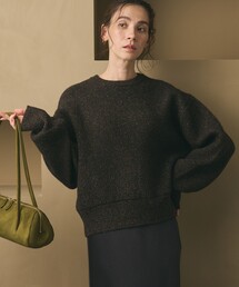 BEAUTY&YOUTH UNITED ARROWS | ウールブレンド シルクネップ ニットプルオーバー(ニット/セーター)