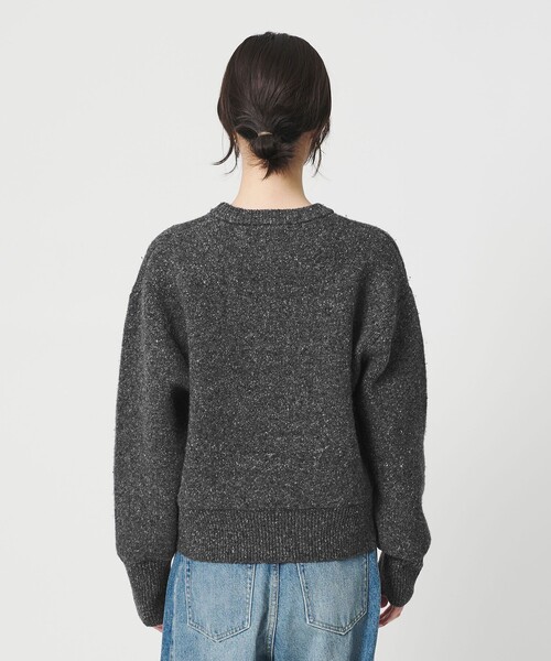 BEAUTY&YOUTH UNITED ARROWS（ビューティーアンドユースユナイテッドアローズ）の「ウールブレンド シルクネップ ニットプルオーバー（ニット/セーター・レディース・ダークグレー/ダークブラウン・FREE）」の22枚目の写真