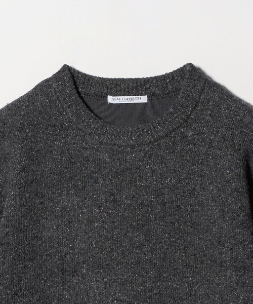セール】ウールブレンド シルクネップ ニットプルオーバー（ニット