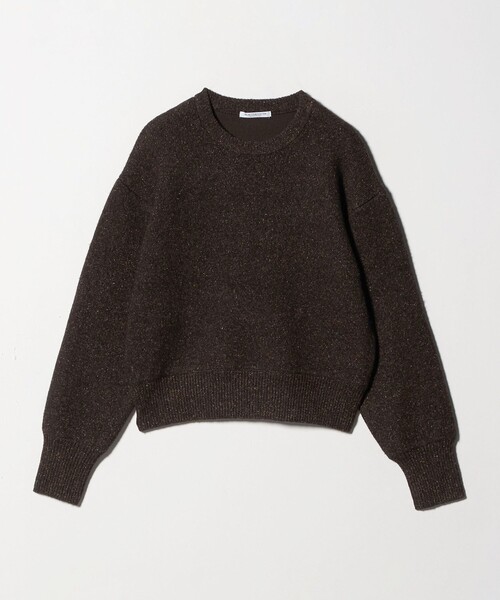 BEAUTY&YOUTH UNITED ARROWS（ビューティーアンドユースユナイテッドアローズ）の「ウールブレンド シルクネップ ニットプルオーバー（ニット/セーター・レディース・ダークグレー/ダークブラウン・FREE）」の18枚目の写真