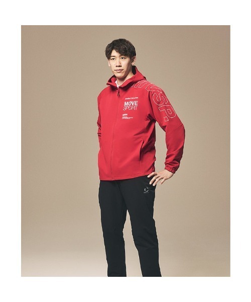 DESCENTE(デサント)の「デサント 【ACTIVE SUITS】HEATNAVI ソフトシェル フーディー(マウンテンパーカー・メンズ・ブルー/レッド/ネイビー・M/L/LL/3L)」の15枚目の写真