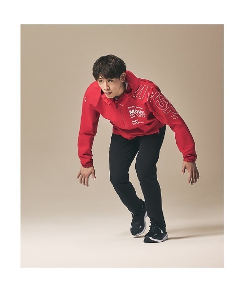 DESCENTE(デサント)の「デサント 【ACTIVE SUITS】HEATNAVI ソフトシェル フーディー(マウンテンパーカー・メンズ・ブルー/レッド/ネイビー・M/L/LL/3L)」の16枚目の写真