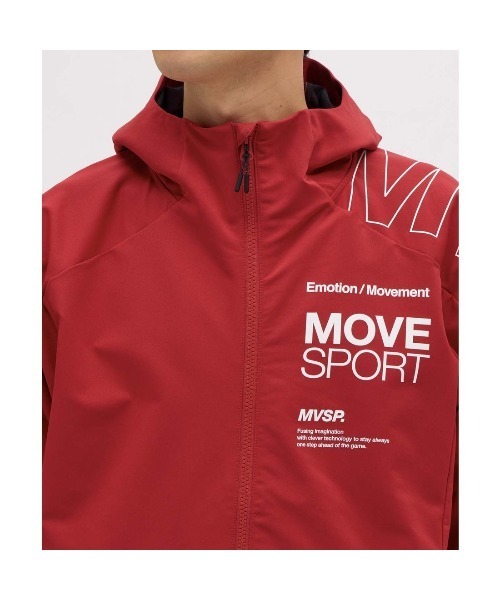 DESCENTE(デサント)の「デサント 【ACTIVE SUITS】HEATNAVI ソフトシェル フーディー(マウンテンパーカー・メンズ・ブルー/レッド/ネイビー・M/L/LL/3L)」の7枚目の写真