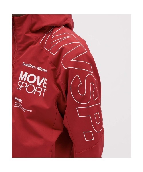 DESCENTE(デサント)の「デサント 【ACTIVE SUITS】HEATNAVI ソフトシェル フーディー(マウンテンパーカー・メンズ・ブルー/レッド/ネイビー・M/L/LL/3L)」の8枚目の写真
