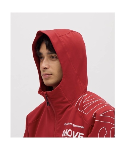 DESCENTE(デサント)の「デサント 【ACTIVE SUITS】HEATNAVI ソフトシェル フーディー(マウンテンパーカー・メンズ・ブルー/レッド/ネイビー・M/L/LL/3L)」の12枚目の写真