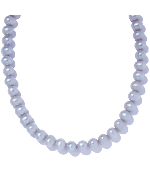 les bonbon（ルボンボン）の「【les bonbon】lunelle gray pearl necklace/リュネル グレー パール ネックレス（ネックレス・レディース・グレー・FREE）」の2枚目の写真