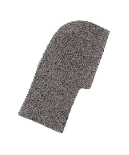 Mila Owen（ミラオーウェン）の「ラメリブニットバラクラバ（ニットキャップ/ビーニー・レディース・ピンク/イエロー/グレー・F）」の7枚目の写真