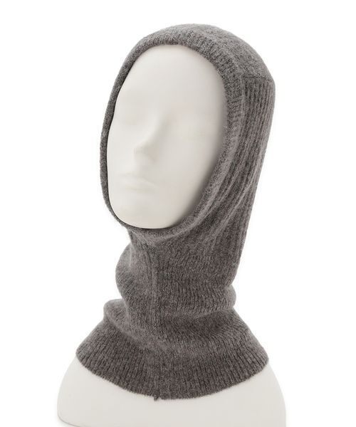 Mila Owen（ミラオーウェン）の「ラメリブニットバラクラバ（ニットキャップ/ビーニー・レディース・ピンク/イエロー/グレー・F）」の11枚目の写真