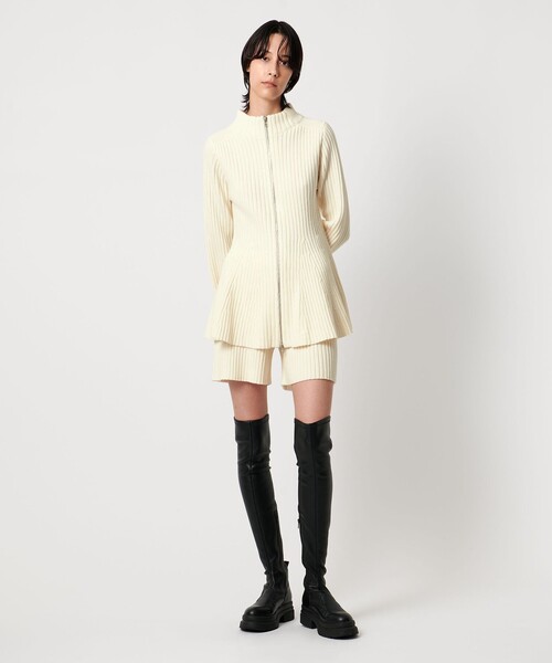 AEWEN MATOPH(イウエン マトフ)の「<AEWEN MATOPH>ウールカシミヤミックス ニットショートパンツ(その他パンツ・レディース・オフホワイト/ブラック・FREE)」の5枚目の写真