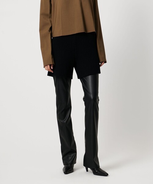 AEWEN MATOPH(イウエン マトフ)の「<AEWEN MATOPH>ウールカシミヤミックス ニットショートパンツ(その他パンツ・レディース・オフホワイト/ブラック・FREE)」の6枚目の写真