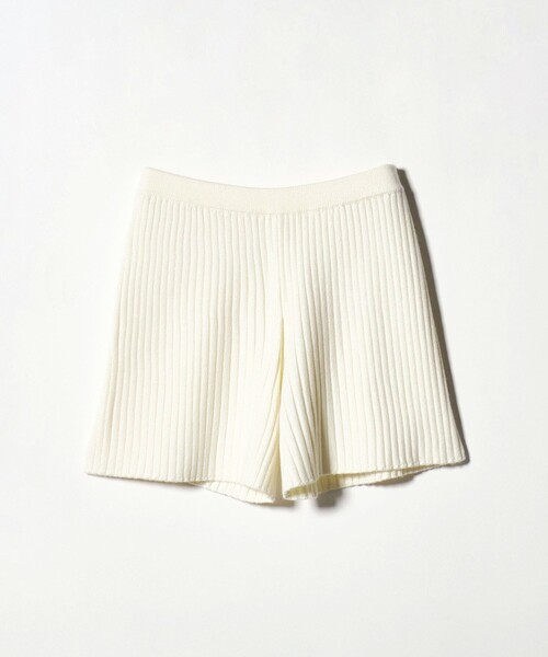 AEWEN MATOPH(イウエン マトフ)の「<AEWEN MATOPH>ウールカシミヤミックス ニットショートパンツ(その他パンツ・レディース・オフホワイト/ブラック・FREE)」の10枚目の写真