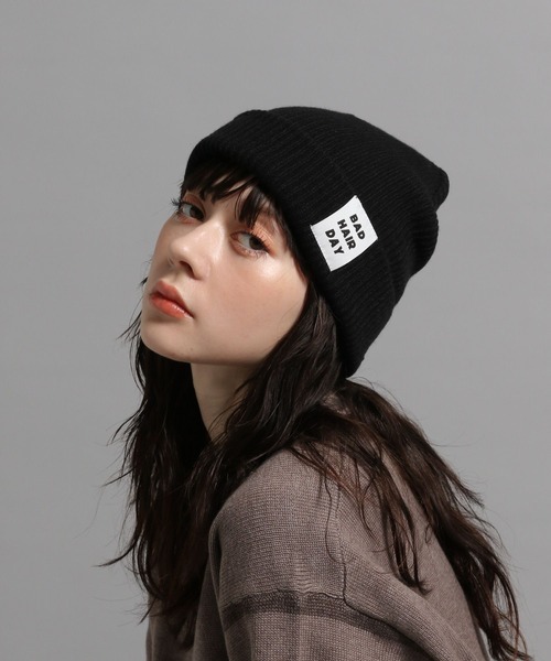 GEORGE'S(ジョージズ)の「カラーニットビーニー(ニットキャップ/ビーニー・メンズ・オレンジ/イエロー/パープル/ブラウン/グリーン/ブラック・FREE)」の7枚目の写真