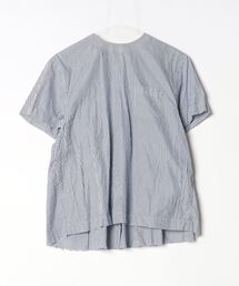 sacai luck 半袖ブラウス プリーツスカート ドッキングデザイン kOhAKUプリーツドッキングブラウス』