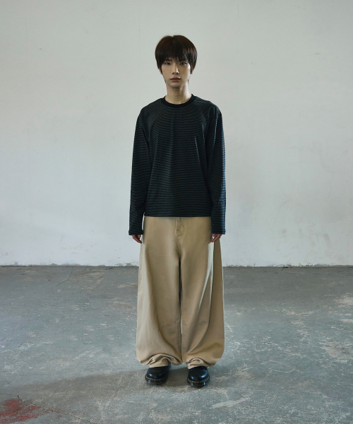 SIGNATURE(シグネチャ)の「ワイドカーブドダーツコットンパンツ【ベージュ】(その他パンツ・レディース・その他・LARGE/X-LARGE/SMALL/MEDIUM)」の11枚目の写真