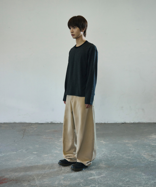 SIGNATURE(シグネチャ)の「ワイドカーブドダーツコットンパンツ【ベージュ】(その他パンツ・レディース・その他・LARGE/X-LARGE/SMALL/MEDIUM)」の12枚目の写真