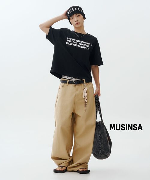 SIGNATURE(シグネチャ)の「ワイドカーブドダーツコットンパンツ【ベージュ】(その他パンツ・レディース・その他・LARGE/X-LARGE/SMALL/MEDIUM)」の21枚目の写真