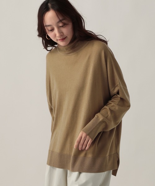 ハイネックポンチョニット/611690（ニット/セーター）｜Elura