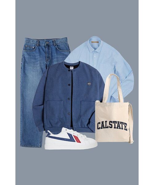 FRIZMWORKS（フリズムワークス）の「OG OXFORD OVERSIZED SHIRT _ BLUE（シャツ/ブラウス・メンズ・その他・SMALL/MEDIUM/LARGE/X-LARGE）」の8枚目の写真