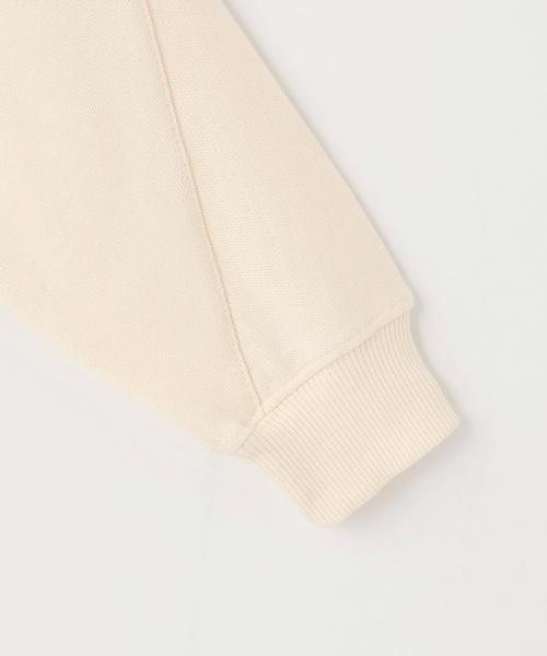 X-girl Stages（エックスガールステージス）の「カラフルバックロゴプリント 切替トレーナー（スウェット・キッズ・アイボリー/ブラック・120cm/140cm/90cm/100cm/110cm/130cm）」の9枚目の写真