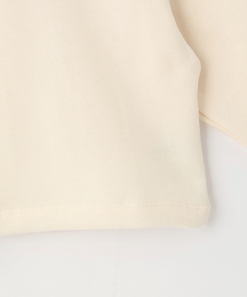 X-girl Stages（エックスガールステージス）の「カラフルバックロゴプリント 切替トレーナー（スウェット・キッズ・アイボリー/ブラック・120cm/140cm/90cm/100cm/110cm/130cm）」の10枚目の写真