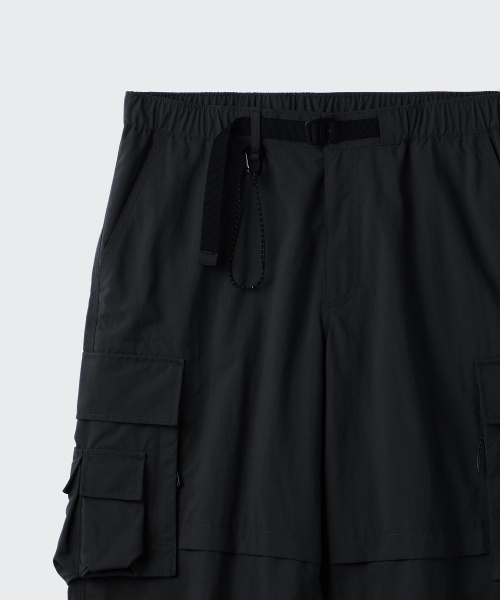 MUSINSA STANDARD（ムシンサスタンダード）の「[シティレジャー] ベルト付きマルチポケットカーゴパンツ [ブラック]（その他パンツ・メンズ・その他・40/26/27/28/29/42/36/34/32/30/31）」の4枚目の写真