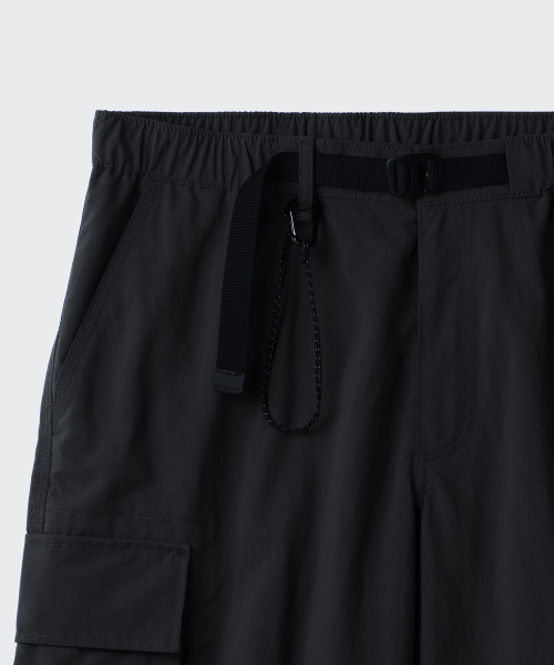 MUSINSA STANDARD（ムシンサスタンダード）の「[シティレジャー] ベルト付きマルチポケットカーゴパンツ [ブラック]（その他パンツ・メンズ・その他・40/26/27/28/29/42/36/34/32/30/31）」の6枚目の写真