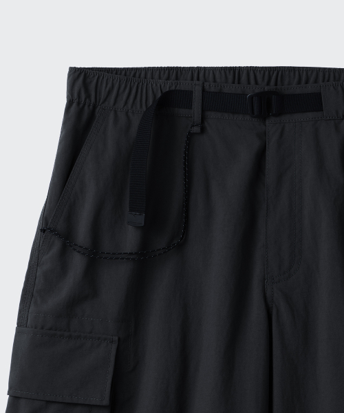 MUSINSA STANDARD（ムシンサスタンダード）の「[シティレジャー] ベルト付きマルチポケットカーゴパンツ [ブラック]（その他パンツ・メンズ・その他・40/26/27/28/29/42/36/34/32/30/31）」の7枚目の写真