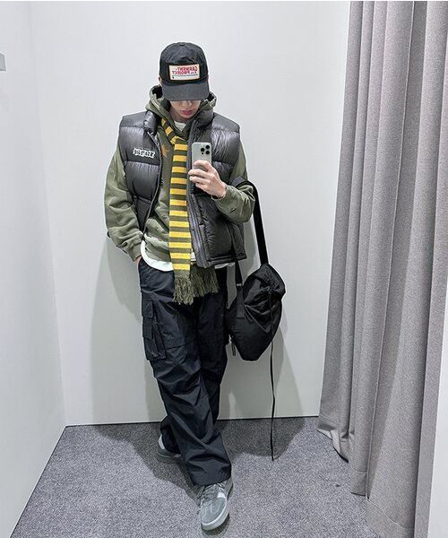 MUSINSA STANDARD（ムシンサスタンダード）の「[シティレジャー] ベルト付きマルチポケットカーゴパンツ [ブラック]（その他パンツ・メンズ・その他・40/26/27/28/29/42/36/34/32/30/31）」の20枚目の写真