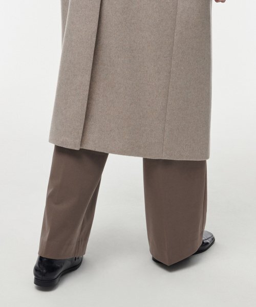 MUSINSA STANDARD WOMAN(ムシンサスタンダードウーマン)の「レディースカシミアブレンドダブルチェスターロングコート【オートミール】(チェスターコート・レディース・その他・SMALL/MEDIUM/LARGE/X-SMALL)」の2枚目の写真