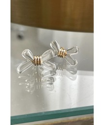 marjour | CLEAR RIBBON PIERCE(ピアス（両耳用）)