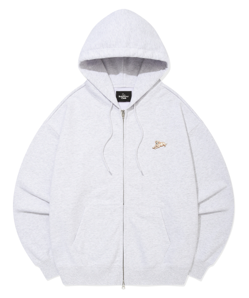 Retriever Club（レトリーバークラブ）の「SMALL PUPPY HOOD ZIP UP [MELANGE GRAY]（パーカー・レディース・その他・MEDIUM/X-LARGE）」の2枚目の写真