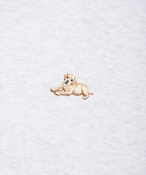 Retriever Club（レトリーバークラブ）の「SMALL PUPPY HOOD ZIP UP [MELANGE GRAY]（パーカー・レディース・その他・MEDIUM/X-LARGE）」の6枚目の写真