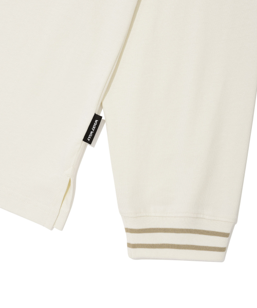 Wacky WiLLy(ワッキーウィリー)の「カラーポイントロングスリーブクリーム(Tシャツ/カットソー・レディース・その他・SMALL/MEDIUM/LARGE)」の6枚目の写真