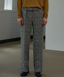 TRIP LE SENS（トリップ ル センス）の「[BELT SET] EXCLUSIVE PAISLEY JACQUARD WIDE SLACKS_BLACK（スラックス）」