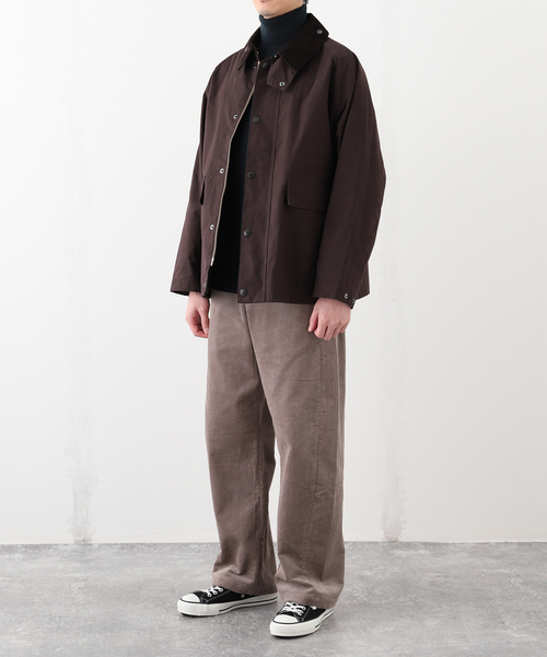 Barbour（バブアー）の「《再入荷》Barbour for MARKAWARE & EDIFICE 別注 TRANSPORT/トランスポート（その他アウター・メンズ・ブラウン/ブラック・1/3/2）」の3枚目の写真