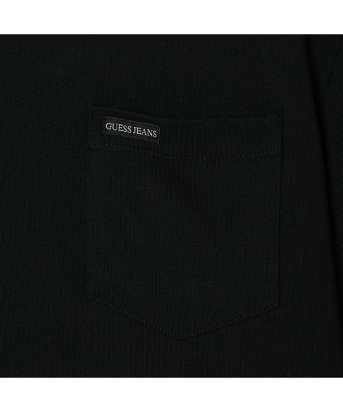 GUESS JEANS(ゲスジーンズ)の「GUESS JEANS Long Sleeves Crew Neck Regular Poket Tee 長袖Tシャツ(Tシャツ/カットソー・メンズ・ホワイト/ブラック・MEDIUM/SMALL/X-LARGE/LARGE)」の10枚目の写真