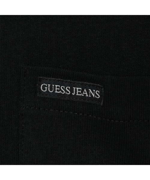 GUESS JEANS(ゲスジーンズ)の「GUESS JEANS Long Sleeves Crew Neck Regular Poket Tee 長袖Tシャツ(Tシャツ/カットソー・メンズ・ホワイト/ブラック・MEDIUM/SMALL/X-LARGE/LARGE)」の11枚目の写真