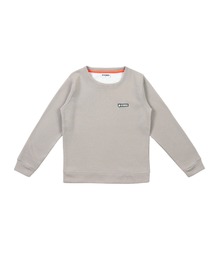 K-SWISS（ケースイス）の「【K-SWISS/ケースイス】裏起毛スウェットクルートレーナー/長袖 無地 ロゴ刺繍 スポーツカジュアル（スウェット）」