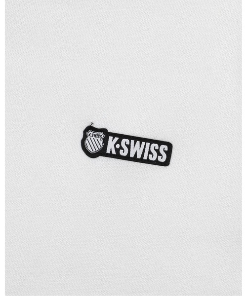 K-SWISS(ケースイス)の「【K-SWISS/ケースイス】裏起毛スウェットクルートレーナー/長袖 無地 ロゴ刺繍 スポーツカジュアル(スウェット・レディース・ブラック/アイボリー/チャコールグレー/ベージュ・LARGE/X-LARGE/MEDIUM)」の9枚目の写真