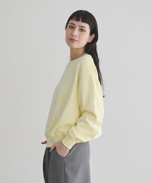 GARAGE OF GOOD CLOTHING（ガレージオブグッドクロージング）の「ヴィンテージ加工裏毛プルオーバー（スウェット・レディース・イエロー/グレー・FREE）」の10枚目の写真