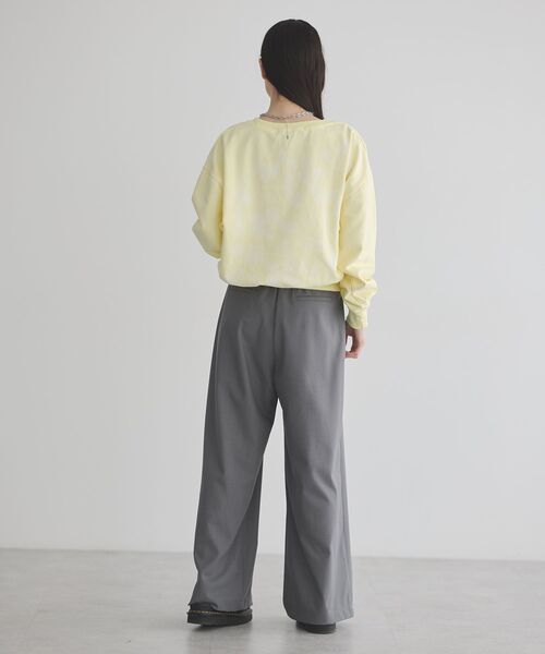 GARAGE OF GOOD CLOTHING（ガレージオブグッドクロージング）の「ヴィンテージ加工裏毛プルオーバー（スウェット・レディース・イエロー/グレー・FREE）」の14枚目の写真
