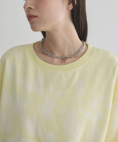 GARAGE OF GOOD CLOTHING（ガレージオブグッドクロージング）の「ヴィンテージ加工裏毛プルオーバー（スウェット・レディース・イエロー/グレー・FREE）」の15枚目の写真